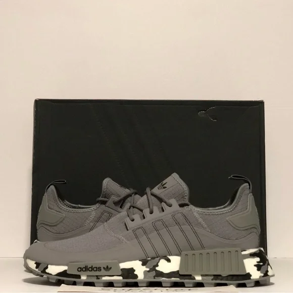 adidas | Shoes | Adidas Nmd R Tr Grey Threecore Blackfootwear White |  Poshmark